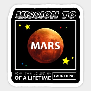 Mission To Mars Sticker